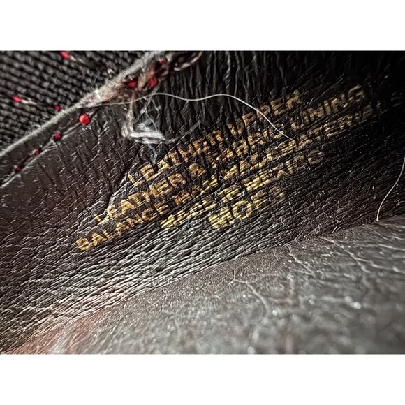 Born Leather Western Booties 8/39 Burgundy Red Stitch Made in Mexico - Picture 8 of 8